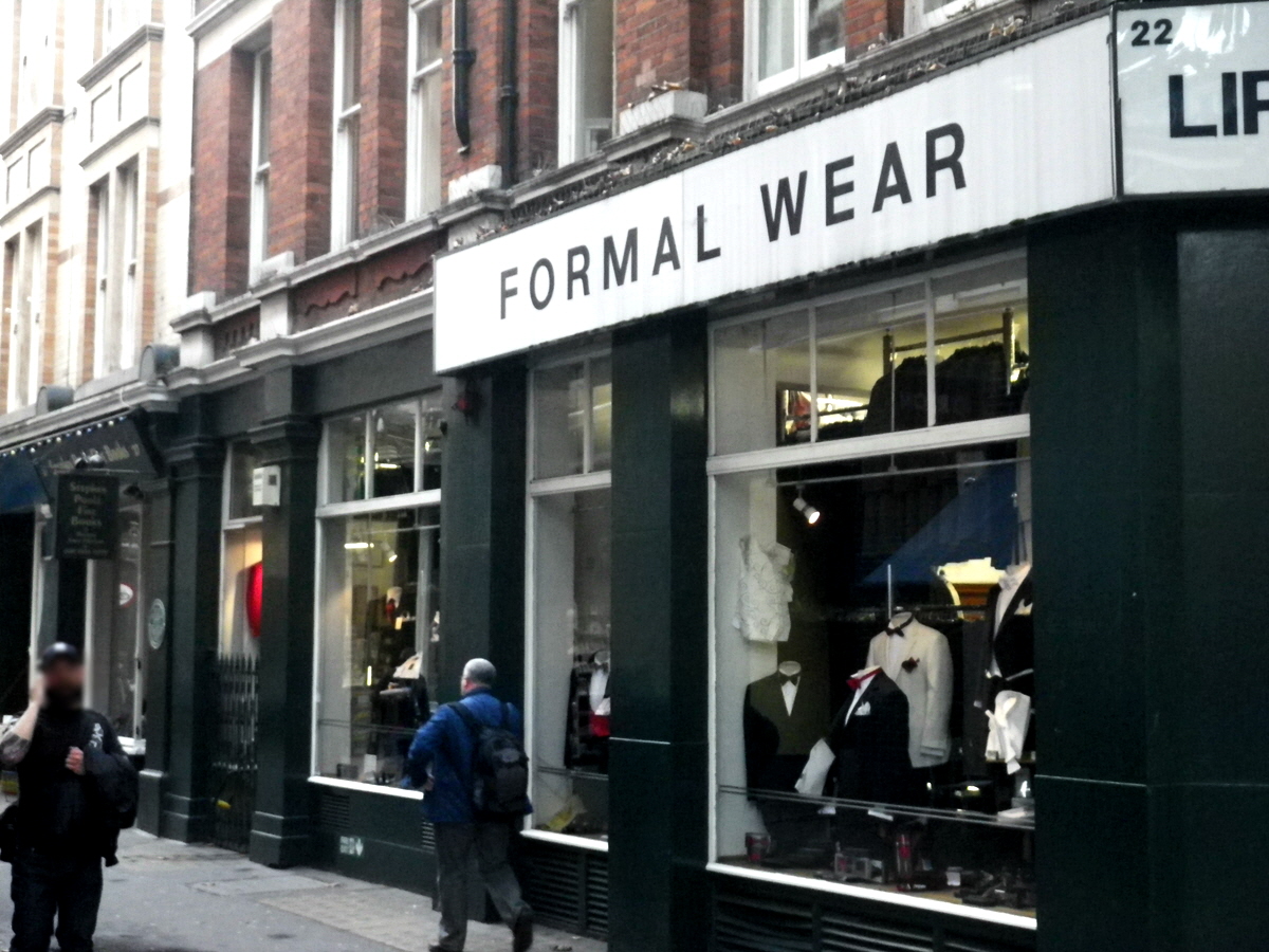 Part of Cecil Court, London, South side