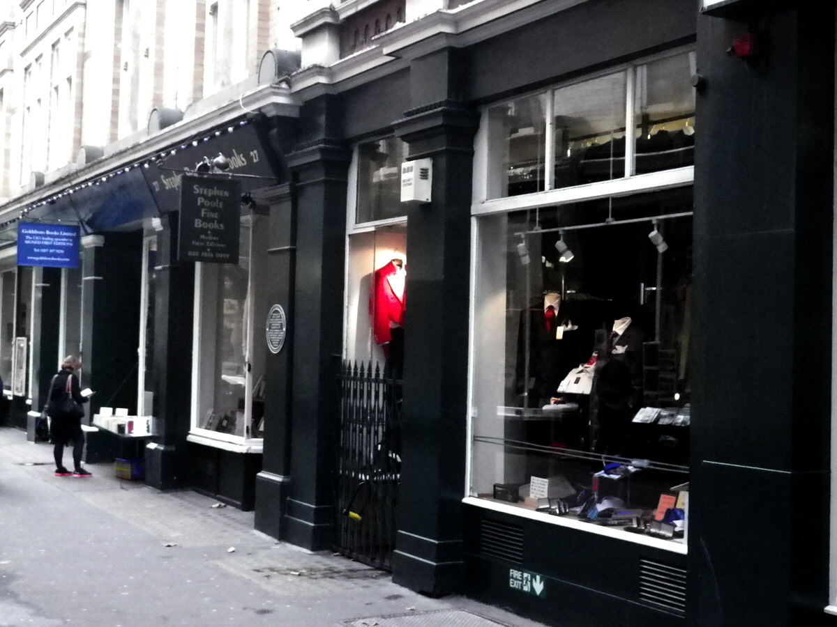 Part of Cecil Court, London, South side